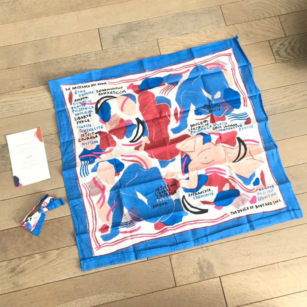 Sezane scarf - blue - RESERVED